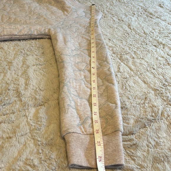 NWOT Prana sweatshirt pale pink and grey - Picture 7 of 7